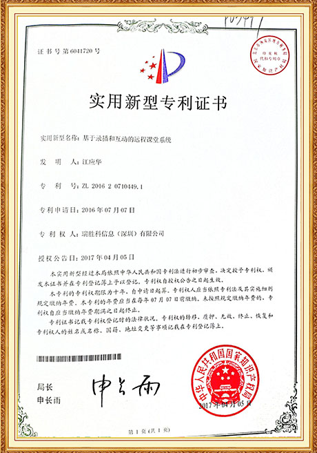 Certificate Of Honor